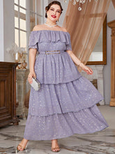 Load image into Gallery viewer, Cap Point Marianne Plus Size Long Chic Elegant Evening Party Festival Dress
