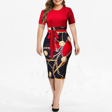 Load image into Gallery viewer, Cap Point Marisse Knee-length Short Sleeve High Waist Dress
