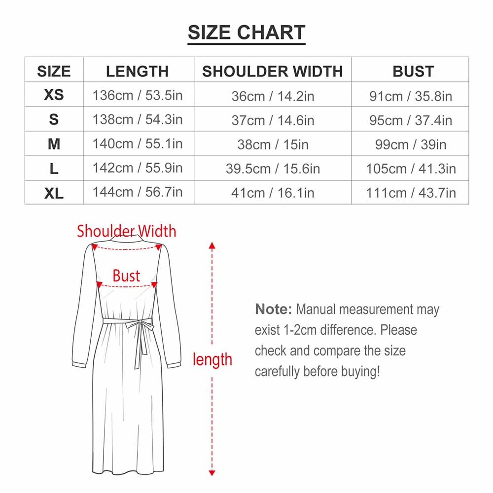 Cap Point Mary High Neck Long-Sleeve Boho Style Maxi Dress