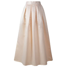Load image into Gallery viewer, Cap Point Maxi long flared high waisted pleated skater skirt
