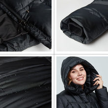 Load image into Gallery viewer, Cap Point Megan long warm parka Plaid fashion thick hooded coat
