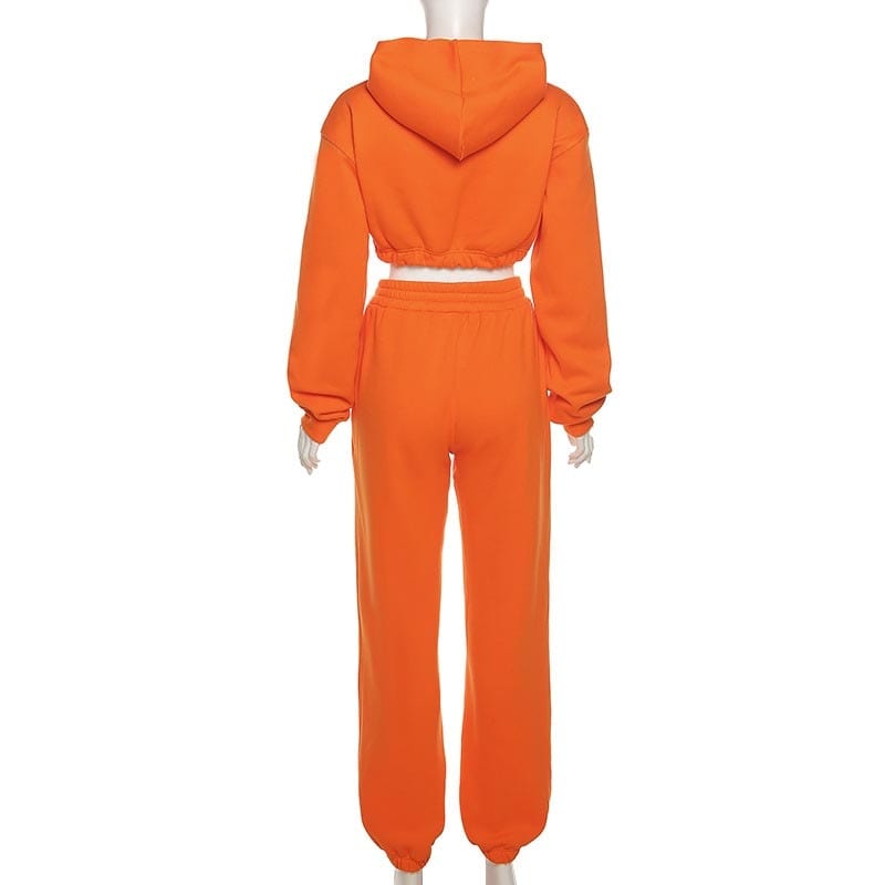 Cap Point Melanie 2 Piece Long Sleeve Sport Sweatsuit Hoodies