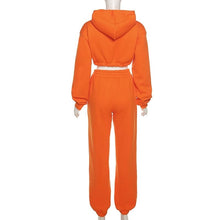 Load image into Gallery viewer, Cap Point Melanie 2 Piece Long Sleeve Sport Sweatsuit Hoodies
