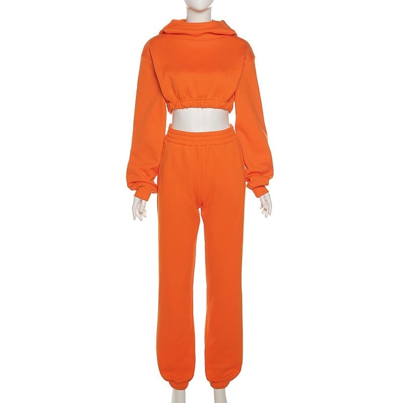 Cap Point Melanie 2 Piece Long Sleeve Sport Sweatsuit Hoodies
