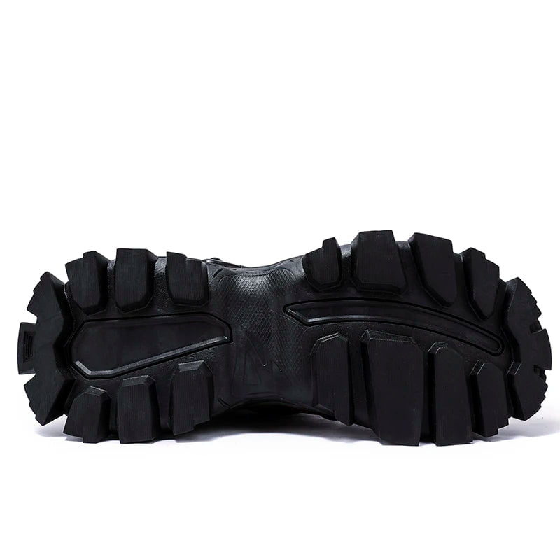 Cap Point Men Genuine Leather Motorcycle Boots