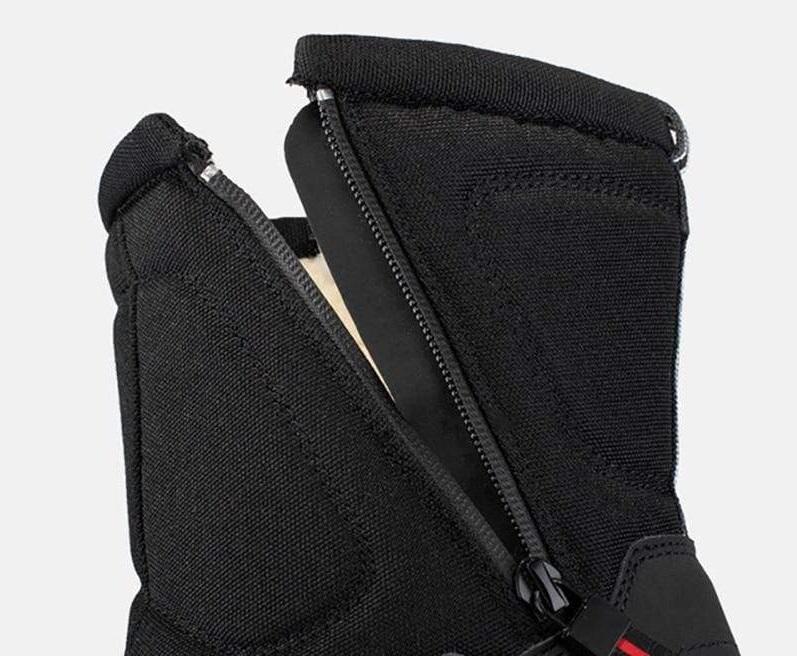 Cap Point Men's Hiking Snow Boots with Warm Velor Side Zipper
