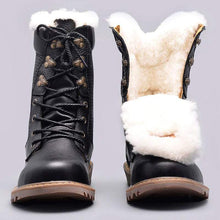 Load image into Gallery viewer, Cap Point Men&#39;s Warmest Handmade Genuine Leather Natural Wool Winter Boots
