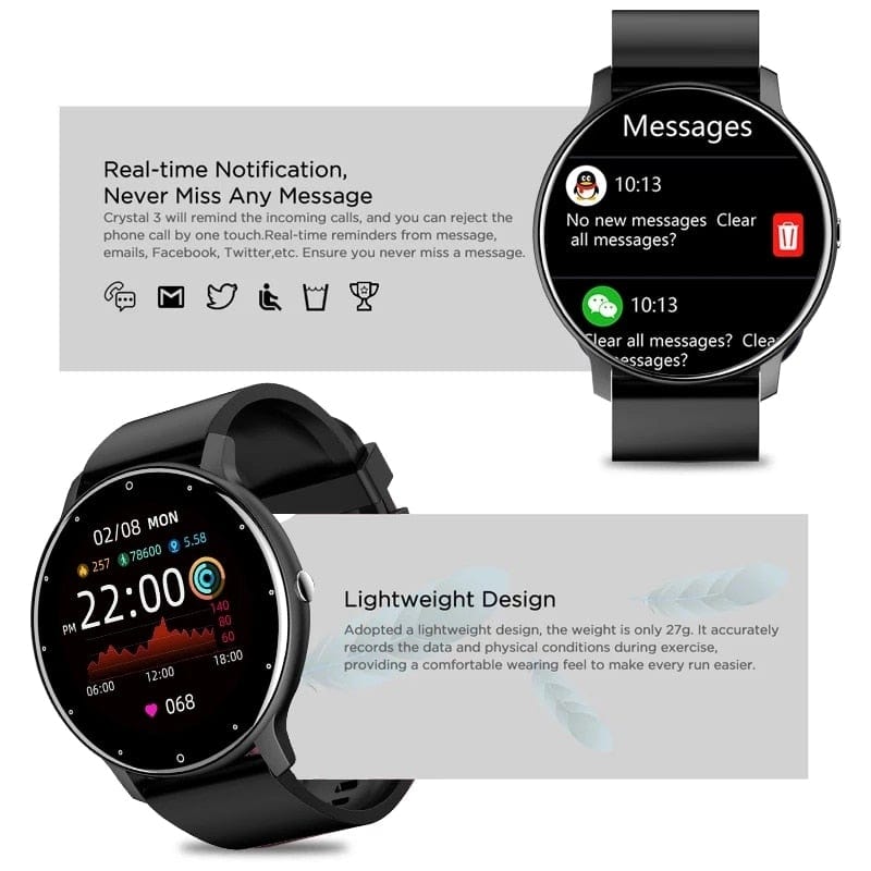 Cap Point Men Women Fitness Smart Watch
