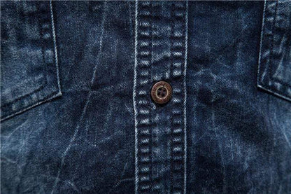 Cap Point Mens 100% Cotton Denim Shirt