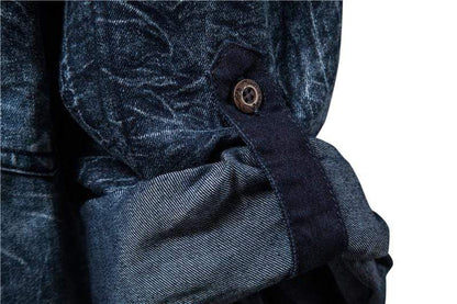 Cap Point Mens 100% Cotton Denim Shirt