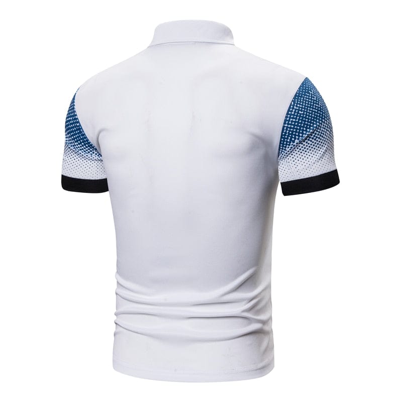 Cap Point Mens Printed short-sleeved polo shirt