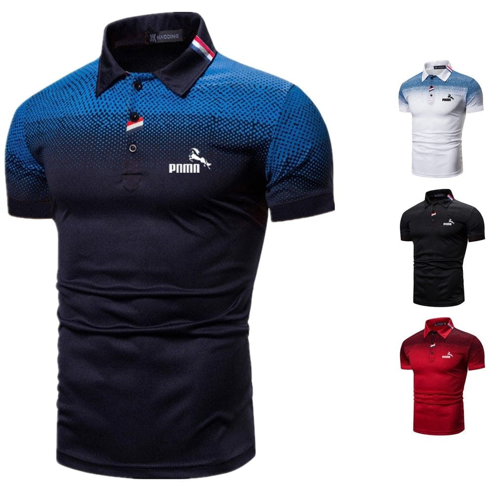 Cap Point Mens Printed short-sleeved polo shirt
