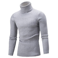 Load image into Gallery viewer, Cap Point Mens Rollneck Warm Knitted Sweater
