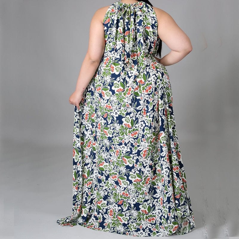 Cap Point Mianda Elegant straight pleated lace evening maxi dress
