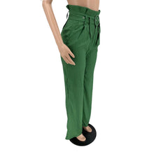 Load image into Gallery viewer, Cap Point Michaeli Wide Leg Loose Sweatpants with belt
