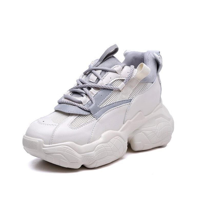 Cap Point Mira Chunky Sneaker Height Increasing Breathable Mesh Platform Sneakers