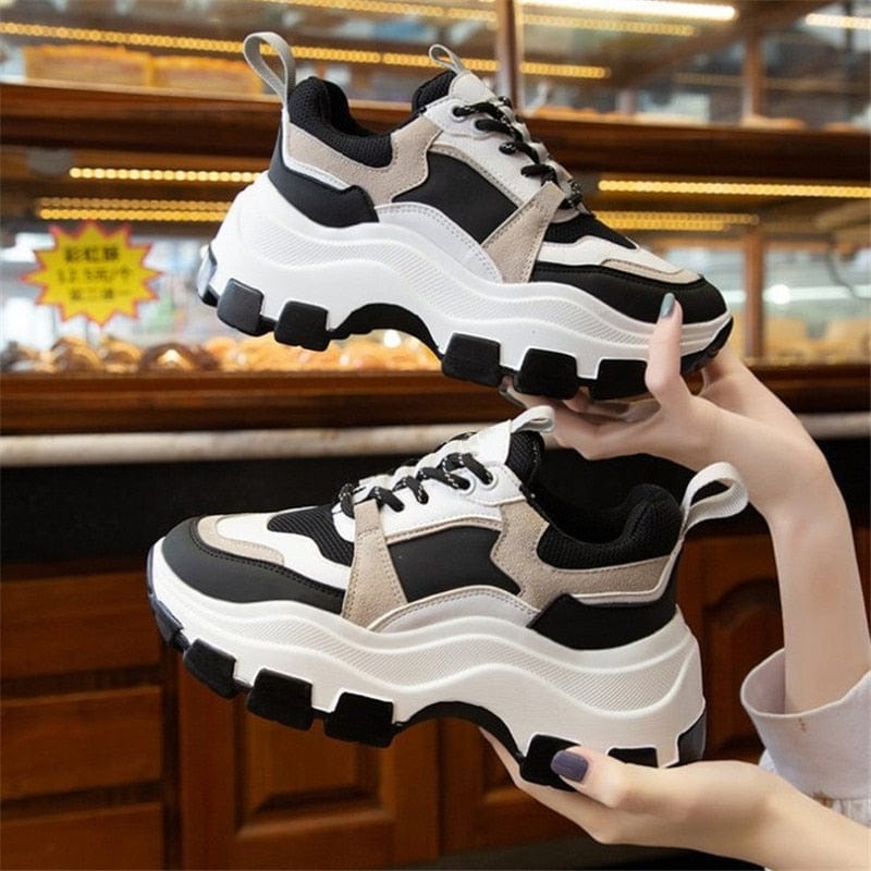 Cap Point Mira Height Increasing Chunky Breathable sneakers