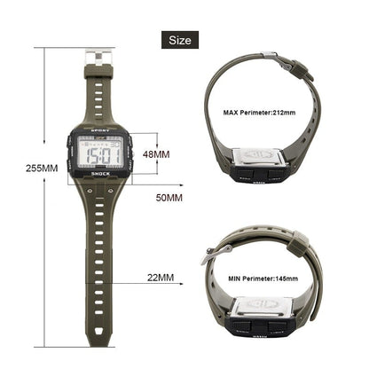 Cap Point Multifunction Digital Men's Sports Watch