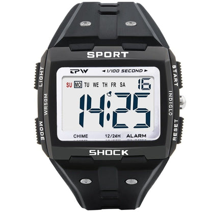 Cap Point Multifunction Digital Men's Sports Watch
