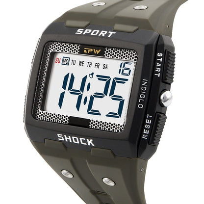 Cap Point Multifunction Digital Men's Sports Watch