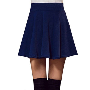 Cap Point Navy Blue / M Serena Big Size Tutu School Short Skirt Pant