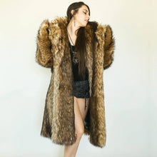 Load image into Gallery viewer, Cap Point New long warm windbreaker winter fur coat
