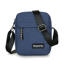 Load image into Gallery viewer, Cap Point One size / Blue Niels Nylon Retro  Shoulder Messenger Crossbody Bag
