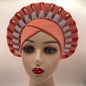 Cap Point Orange / One Size Celia Adjustable Space Layer Turban Hat