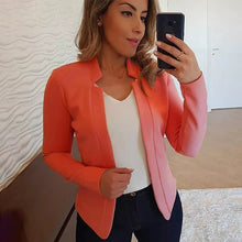 Load image into Gallery viewer, Cap Point Orange / S Elegant Long Sleeve Blazer for Office Ladies
