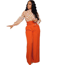Load image into Gallery viewer, Cap Point orange / S / United States Michaeli Wide Leg Loose Sweatpants with belt
