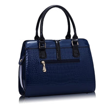 Load image into Gallery viewer, Cap Point Patent Luxury Brand PU Leather Crossbody Handbag
