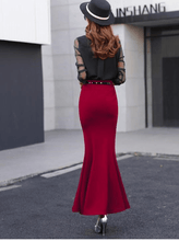 Load image into Gallery viewer, Cap Point Penny Trumpet High Waist Mermaid Maxi Skirt
