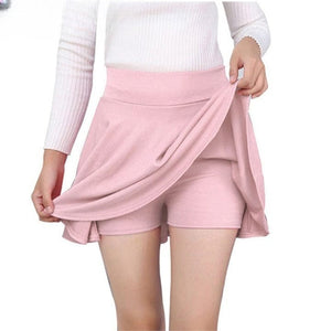 Cap Point Pink 1 / M Serena Big Size Tutu School Short Skirt Pant
