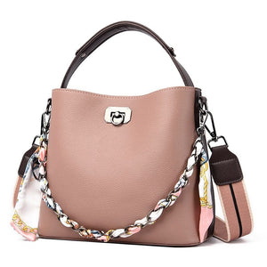 Cap Point Pink / (20cm<Max Length<30cm) Fashion Ribbon Designer Tote Handbag