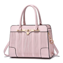 Load image into Gallery viewer, Cap Point Pink / 30x14x23cm Denise Leather High Quality Trunk Shoulder Tote Bag
