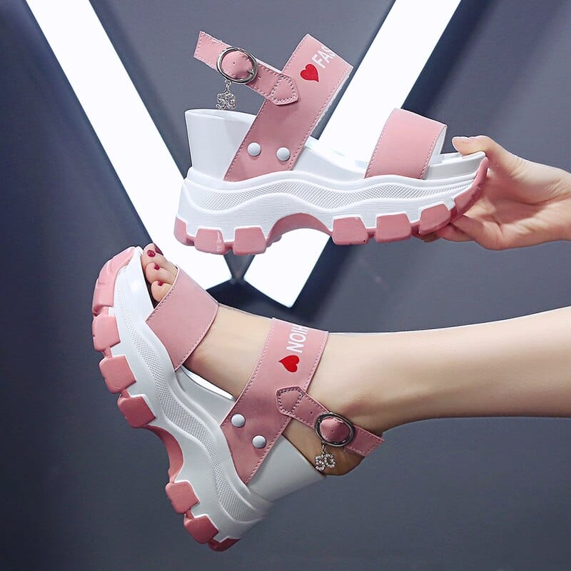 Cap Point pink / 34 Barbara Chunky Elegant High Heels