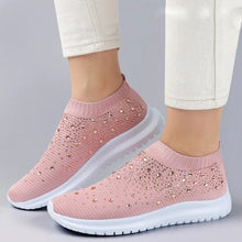 Load image into Gallery viewer, Cap Point Pink / 5 Comfortable Soft Bottom Breathable Mesh Flat Sneakers
