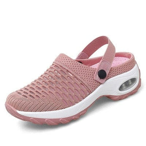 Cap Point pink / 5 Janice Comfort Women's Breathable Mesh Platform Summer Shoes