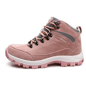 Cap Point pink / 5 Women Camping Hiking Slip-on Breathable Winter Sneakers