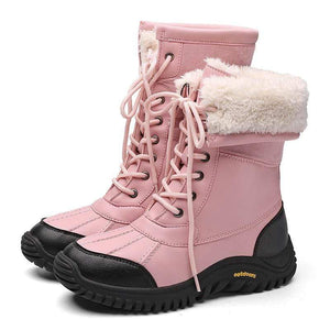 Cap Point Pink / 6 New Women Winter Mid-Calf Warm Snow Boots