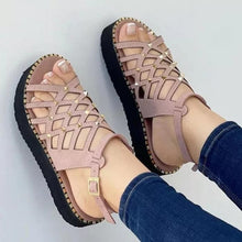 Load image into Gallery viewer, Cap Point Pink / 6 Summer Casual Sports Platform Roman Sandals
