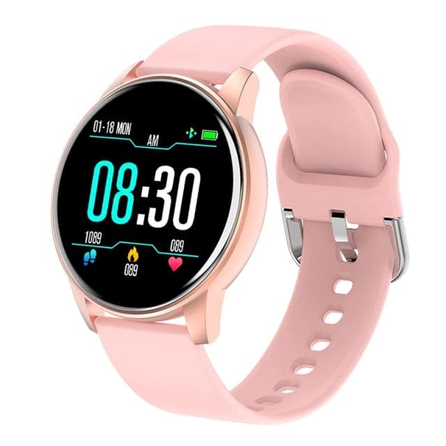 Cap Point Pink Men Women Fitness Smart Watch
