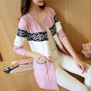 Cap Point Pink / one size Cashmere Long Sweater