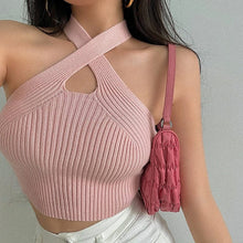 Load image into Gallery viewer, Cap Point Pink / One Size Off Shoulder Strappy Mesh Summer Crop Top
