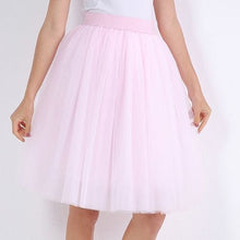 Load image into Gallery viewer, Cap Point pink / One Size Party Train Puffy Tutu Tulle Wedding Bridal Bridesmaid Skirt
