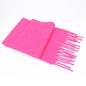 Cap Point Pink / One size Winnie Cashmere Plaid Thick Wrap Winter Scarf