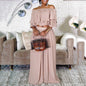 Cap Point Pink / S Kristine Oversized 2 Piece Loose Wide Leg Pants Fashion Off Shoulder Crop Top