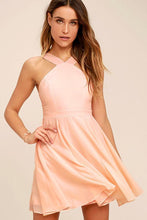 Load image into Gallery viewer, Cap Point Pink / XS Summer Style Cute Women Sexy Halter Dress
