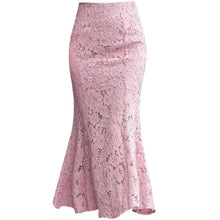 Load image into Gallery viewer, Cap Point Prisca High waist trumpet mermaid lace retro skirt
