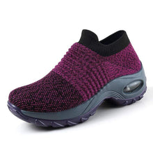 Load image into Gallery viewer, Cap Point Purple / 5 Women Breathable Spring Shoes
